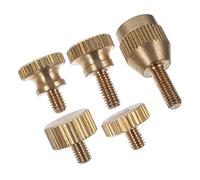 VICASKY Set di accessori per sassofono vecchio tenore, baritono, viti filettate, vite per sassofono, strumento di riparazione per strumenti, 4 mm, oro
