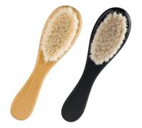 VICASKY Set di spazzole per neonati, con manico in legno