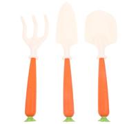 VICASKY Set di Utensili da Giardino per Pala per Scavare, Rastrello Piccolo in Abs e Tpr, per Orti e Prati, Resistente e Multifunzionale