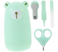 VICASKY Set per la cura delle unghie del bambino, forbici e trimmer, sicuro e delicato per neonati e bambini