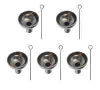 VICASKY Set Resistente ai Graffi alla Rottura in Acciaio Inossidabile di Mini Imbuto per Cucina e Polveri, per Oli Essenziali e Profumi Piccoli