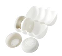 VICASKY Set Ricaricabili Viaggio 4 Pezzi Contenitori Portatili per Shampoo e Lozione Bottiglie Vuote in per Cosmetici per Viaggi e