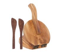 VICASKY Set Utensili per Pressare Impasto in Legno Marrone per Preparare Ravioli e Biscotti, Semplice da Usare, Risparmia e Fatica, per Cucina Casalinga