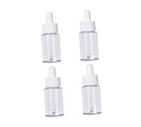 VICASKY Silicone plastica substrato bottiglie 4 pezzi 20 Ml Vuoto Contagocce Tappo Liscio