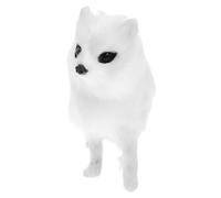 VICASKY Simulated Fox Animal Model Figurine Cute Fox Decoration Toy for Present for Birthdays and Early Childhood Education Realistic Design for Home Decor