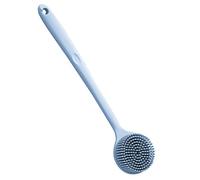 VICASKY spazzola da bagno Indietro silicio Scrub corpo esfoliante vasca per doccia macchia lavasciuga doccia posteriore morbido scrubber per il corpo lavasciuga da bagno Gel di silice Blu