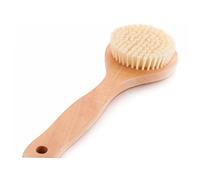 VICASKY Spazzola doccia in plastica con spazzola lunga per massaggio del corpo per una pulizia delicata della pelle e cura per piedi, ginocchia e gambe, rimuove le cellule morte della pelle