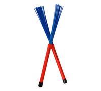 VICASKY Spazzola Per Batteria in Gomma e Plastica Plettri Distribuiti Uniformemente Superficie Liscia Facile Da Suonare Buona Retrattile Comoda e Flessibile Per Percussioni Come Batteria e