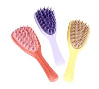 VICASKY Spazzola per capelli in microfibra, 3 pezzi, grande cuscino riccio, districante, pettine per capelli per capelli per pettine per districante, spazzola per capelli