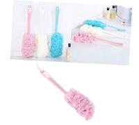 VICASKY Spazzola Per Doccia Manico Garza Spugna Da Bagno Per Esfoliare e Strofinare Corpo Palla Doccia Morbida Cordino Ecocompatibile