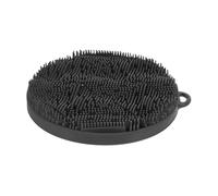 VICASKY Spazzola per la pulizia del cuoio capelluto, spazzola per il massaggio del bagno, strofinare delicatamente, spazzola per la doccia, spazzola per il viso, gel di silice grigio scuro