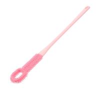 VICASKY Spazzola Per Piedi Con Setole Morbide Per La Pulizia Tra Le Dita Dei Piedi - Esfolia La Pelle Morta - Detergente Per Piedi Con Manico Lungo Per Doccia Rosa