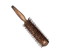 VICASKY Spazzola rotonda con manico in legno, funzione di styling delicato per capelli ricci, per uso quotidiano, spazzola rotonda con manico in legno e setole delicate per capelli ricci crespi
