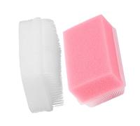 VICASKY Spazzola Sensoriale per Ragazzo Ragazza Autistici e Ragazzo Ragazza 2 Pezzi Bianca e Rosa, Set Spazzola per Terapia Wilbarger, Strumento Compatto per Allenamento Sensomotorio