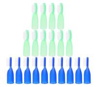 VICASKY Spazzolini Da Denti Da Carcere Morbidi Da Dito, Set Da 20 Pezzi Piccoli Portatili, Design Sicuro Per Reparti Psichiatrici e Alta Sicurezza, Struttura Robusta Per Detenuti e Personale