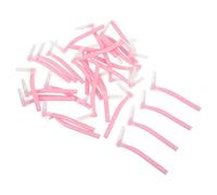 VICASKY Spazzolini Interdentali a Forma di l 30 Pezzi Mini Spazzolino Interdentale Scanalato Biodegradabile Setole Morbide per Pulizia Precisa degli Spazi Stretti per Igiene Orale in