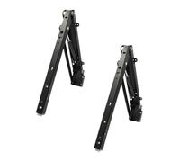 VICASKY Staffa e Supporto Per Sgabello Pieghevole Nascosto in Acciaio Laminato a Freddo, Accessori Per Sgabelli Da Parete Per Montaggio in Cucina, Garage e Camera Da Letto, Set