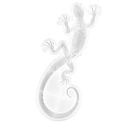 VICASKY Stampo in Silicone Bianco a Forma di Geco 3d per Decorazioni da Parete, Facile da Usare per DIY Lunga Durata, per Creazioni Artistiche Domestiche