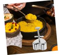VICASKY Stampo per Polpette in Acciaio Forma Pressa per Hamburger e Sushi Utensile Multifunzione per Bento Dolci e Piatti Freddi Facile da e Maneggiare per Cucina