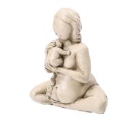 VICASKY Statua Madre e Figlio in Resina Scultura Desktop Decorativa per Festa della Regalo Shower e Compleanno Raffinati e Fine