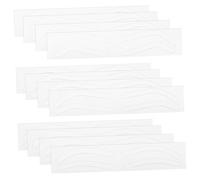 VICASKY Stencil per Sopracciglia Kit 12 Pezzi Adesivi Monouso per Modellatore Sopracciglia, per Trucco Occhi e Principianti