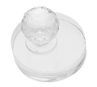 VICASKY Strumento di pressione in polvere stamper stampatore in polvere pressata Opaco Marrone Fare strumento di pressatura cosmetica strumento per arrossire fai da te Acrilico Trasparente