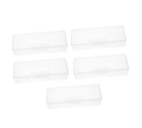 VICASKY Strumento per manicure in pezzi Conservato Scatola trasparente di assortimento gioielli organizer multifunzione per cosmetici e accessori per nail art e piccoli utensili