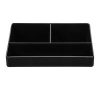 VICASKY Sugar Holder for Bar in Porcellana Imitazione Nero, con Comparti, Portatile e Difficile da Deformare, per Ristorante