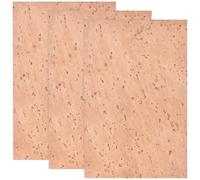 VICASKY Sugheri Autoadesivi per Collo Sassofono Contralto 3 Pezzi, Fogli in Sughero Resistente e Flessibile per Giunti Manico, Accessori per Strumenti a Fiato