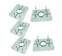 VICASKY Supporti per Fragole in Plastica 5 Pezzi, Telai di Supporto Rialzati per Coltivazione in Vaso e Giardino, Design Perforato Ventilato Gambe Stabili per Protezione Frutti e Crescita Sana