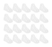 VICASKY Supporti per Scarpe Trasparenti in Pvc, Manichini per Piedi Finti e Calzini, Set da 40 Pezzi per Esposizione e Conservazione Scarpe e Stivaletti in Ambienti Familiari e Negozi