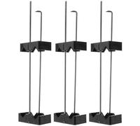 VICASKY Supporto Colore Casuale 3 Pezzi per Colorazione Lenti in Plastica Nero Clip Regolabile e Superficie Liscia per Tintura e Fissaggio Occhiali da Vista