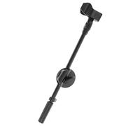 VICASKY Supporto microfono girevole braccio microfono con doppia clip supporto da tavolo per teatro