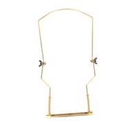 VICASKY Supporto per armonica a bocca a 10 fori, base regolabile per ragazzi e ragazze, in lega di zinco, durevole