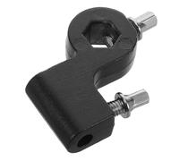 VICASKY Supporto per batteria auto, supporto universale per grancassa, supporto a crimpatura, supporto fisso per tamburo, pedale per fitness, pedale per basso, in metallo nero