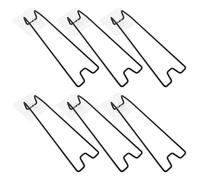 VICASKY Supporto per Cornice da Tavolo in Acciaio al Carbonio Set da 6 Pezzi Cavalletto Espositivo Spesso Senza Foratura Base Stabile per Esposizione di Foto e Album su Superfici Piane