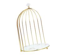 VICASKY Supporto Per Cosmetici Gabbia Per Uccelli Espositore Per Dessert Portaoggetti Per Trucchi Scrivania Organizer Scrivania in