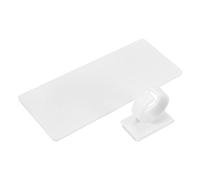 VICASKY Supporto per microfono con logo con clip Blanko, supporto per logo per microfono pratico, per interviste stabile e pratico