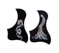 VICASKY Supporto per plettri per chitarra acustica, adesivo per chitarra, 2 pezzi, resistente ai graffi