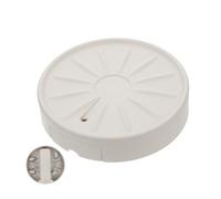 VICASKY Supporto rotante per piante con vaschetta raccogli-acqua, rullo rotondo per piante da interni, design ventilato, drenaggio efficiente, robusto