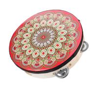 VICASKY Tamburello con motivo unico per danza strumento musicale per bambini e adulti