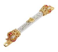 VICASKY Targa Ebraica in Metallo per Mitzvah Kosher Religione Religiosa Porta con Simboli Incisi Scritture per La Mamma Decorazioni Ebraiche Judaica Artigianale
