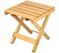VICASKY Tavolo Pieghevole in Legno per Picnic e Party, Tavolino Laterale Pratico e Leggero Design Semplice e Compatto