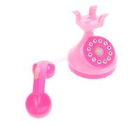 VICASKY Telefono Giocattolo Vintage Rosa Per Ragazzo Ragazza Ragazza Mini Telefono Da Tavolo Simulazione Con Rotella Gioco Di Ruolo Educativo Interattivo Decorazione Retrò Per Bambina Legg