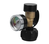 VICASKY Testa del convertitore per serbatoio del gas con indicatore di livello, adattatore universale per serbatoio per barbecue, barbecue a gas, fornello da campeggio e riscaldamento, collegamento