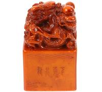 VICASKY Timbro in Pietra Sigillo Cinese Fai da Te Mini, Timbro Dell'insegnante per Calligrafia Manuale, Materiale per Sculture in Pietra Sicuro e Portatile per Decorazioni e Inviti