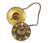 VICASKY Tingsha - Piscina per le dita in rame, campane tibetane, per la meditazione, per la danza del ventre, per lo yoga, per il bacino