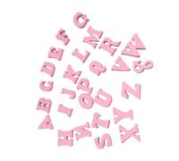 VICASKY Trucioli Di Legno Creativi Lettere Inglesi 26 Alfabeti in Legno Sicuro 100 Pezzi Per Progetti Fai Da Te Decorazioni e Attività Educative Ragazzo Ragazza