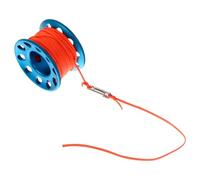VICASKY Underwater Accessory, Spool Sub in Lega di Alluminio Blu con Snap Clip, per Immersioni e Mapping a Cave, per Famiglia e Amici