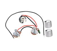 VICASKY Unico potenziometro per chitarra con cavo in metallo accessorio per chitarra A500k B500k set di boccole in rame